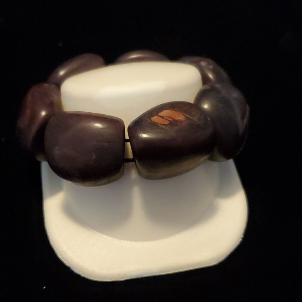 Tagua Nut Brown Bracelet